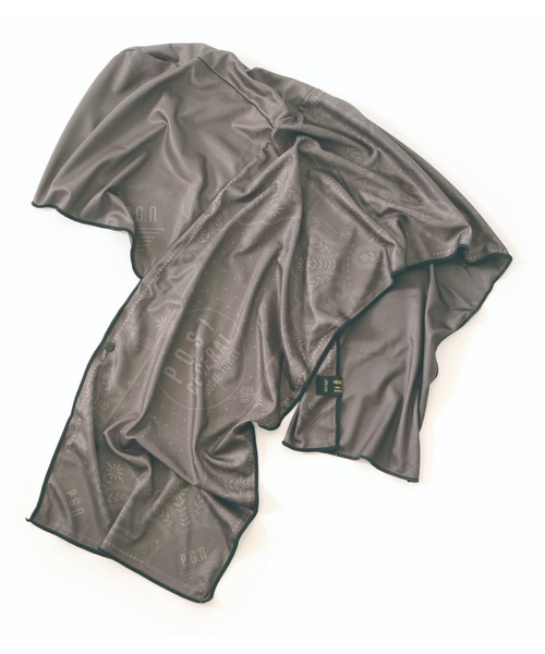 POST GENERAL(ポストジェネラル)の「【POSTPOST GENERAL/ポストジェネラル】QUICK-DRY HOODIE TOWEL UV /#P/G 085(アウトドアグッズ・メンズ・ネイビー/ベージュ/ブラック/ブルー系その他/グレー系その他/ブルー・FREE)」の2枚目の写真