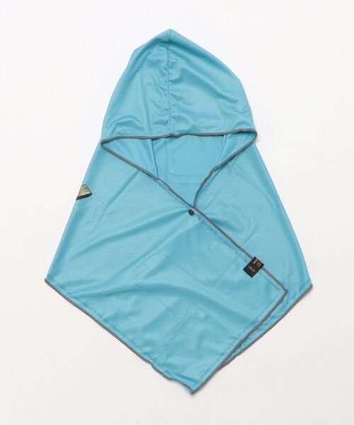 POST GENERAL(ポストジェネラル)の「【POSTPOST GENERAL/ポストジェネラル】QUICK-DRY HOODIE TOWEL UV /#P/G 085(アウトドアグッズ・メンズ・ネイビー/ベージュ/ブラック/ブルー系その他/グレー系その他/ブルー・FREE)」の17枚目の写真