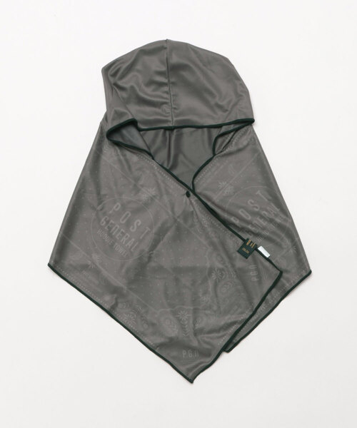 POST GENERAL(ポストジェネラル)の「【POSTPOST GENERAL/ポストジェネラル】QUICK-DRY HOODIE TOWEL UV /#P/G 085(アウトドアグッズ・メンズ・ネイビー/ベージュ/ブラック/ブルー系その他/グレー系その他/ブルー・FREE)」の18枚目の写真