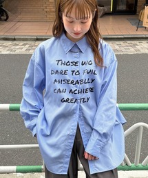 プリント入りBIGシャツ