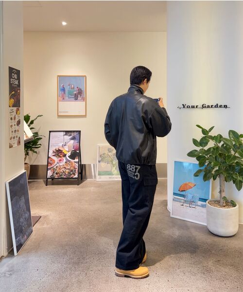 CACTUSDONUTMARKET（カクタスドーナツマーケット）の「Bold Embroidery Cargo Pants-Black（その他パンツ・レディース・その他・MEDIUM/LARGE）」の8枚目の写真