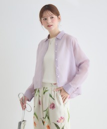 KATHARINE ROSS | 【KATHARINE ROSS】バックプリーツシアーシャツ(シャツ/ブラウス)