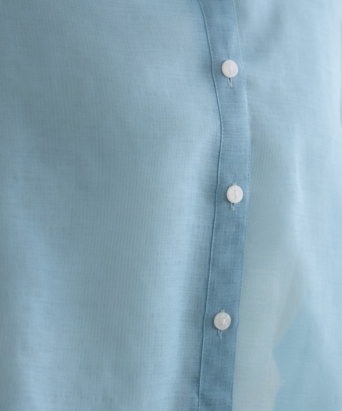 KATHARINE ROSS（キャサリンロス）の「【KATHARINE ROSS】バックプリーツシアーシャツ（シャツ/ブラウス・レディース・ライトブルー/ライトベージュ/ラベンダー・FREE）」の17枚目の写真