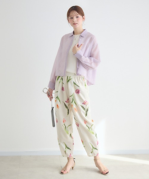 KATHARINE ROSS（キャサリンロス）の「【KATHARINE ROSS】バックプリーツシアーシャツ（シャツ/ブラウス・レディース・ライトブルー/ライトベージュ/ラベンダー・FREE）」の20枚目の写真