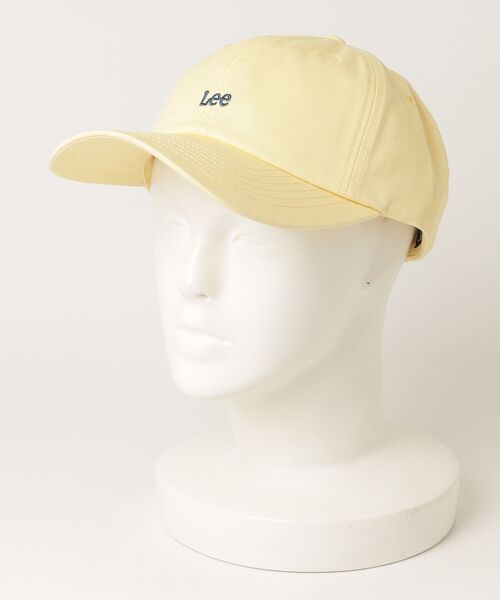 Lee（リー）の「【Lee/リー】LEE OGC 6P CAP / オーガニックコットン ワンポイント ベースボールキャップ（キャップ・メンズ・イエロー/ブラウン/ピンク/グリーン/グレー・FREE）」の4枚目の写真