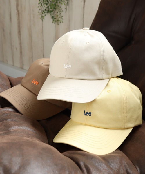 Lee(リー)の「【Lee/リー】LEE OGC 6P CAP / オーガニックコットン ワンポイント ベースボールキャップ(キャップ・メンズ・イエロー/ブラウン/ピンク/グリーン/グレー/ベージュ/ホワイト/ブルー/ブラック・FREE)」の16枚目の写真