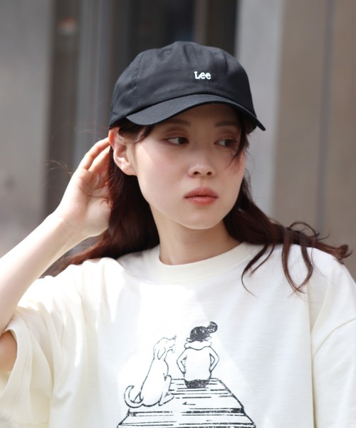 Lee(リー)の「【Lee/リー】LEE OGC 6P CAP / オーガニックコットン ワンポイント ベースボールキャップ(キャップ・メンズ・イエロー/ブラウン/ピンク/グリーン/グレー/ベージュ/ホワイト/ブルー/ブラック・FREE)」の17枚目の写真