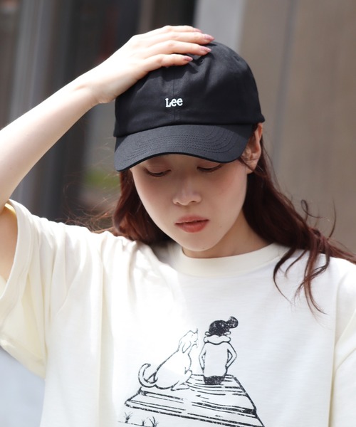 Lee(リー)の「【Lee/リー】LEE OGC 6P CAP / オーガニックコットン ワンポイント ベースボールキャップ(キャップ・メンズ・イエロー/ブラウン/ピンク/グリーン/グレー/ベージュ/ホワイト/ブルー/ブラック・FREE)」の18枚目の写真