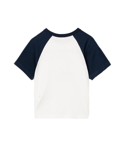 A BATHING APE（アベイシングエイプ）の「BABY DOPPY PRINTED RAGLAN CROP TEE（Tシャツ/カットソー・レディース・グレー/ホワイト・SMALL/X-SMALL）」の3枚目の写真