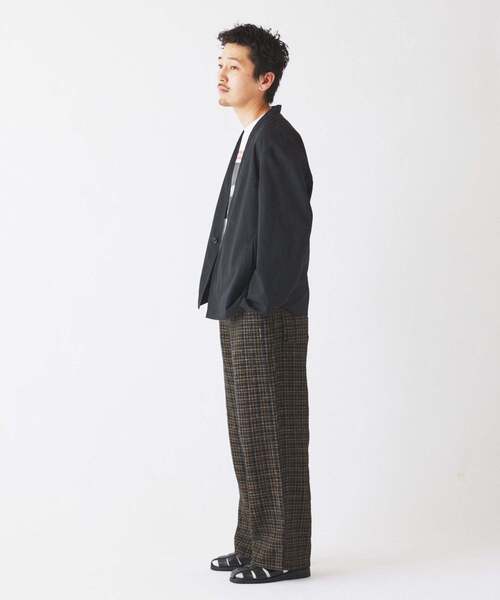 JOURNAL STANDARD relume（ジャーナルスタンダード　レリューム）の「European Flax / ヨーロピアン フラックス イージーパンツ（スラックス・メンズ・ブラウン系その他/ブラック/ブルー系その他/ベージュ・LARGE/MEDIUM）」の14枚目の写真
