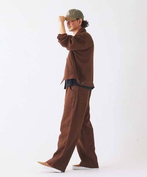 JOURNAL STANDARD relume（ジャーナルスタンダード　レリューム）の「European Flax / ヨーロピアン フラックス イージーパンツ（スラックス・メンズ・ブラウン系その他/ブラック/ブルー系その他/ベージュ・LARGE/MEDIUM）」の21枚目の写真