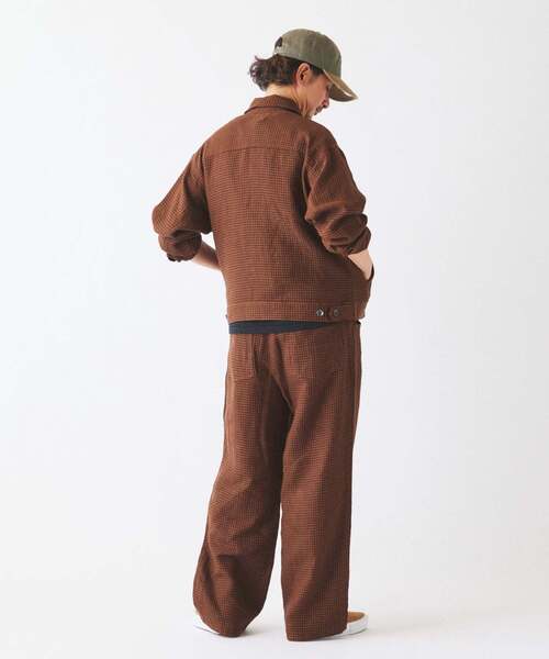 JOURNAL STANDARD relume（ジャーナルスタンダード　レリューム）の「European Flax / ヨーロピアン フラックス イージーパンツ（スラックス・メンズ・ブラウン系その他/ブラック/ブルー系その他/ベージュ・LARGE/MEDIUM）」の22枚目の写真