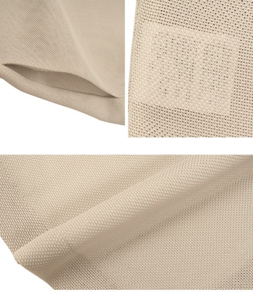 KOBE LETTUCE（コウベレタス）の「[ 低身長向けサイズ ] メッシュボタンジャケット（テーラードジャケット・レディース・ネイビー/ブラック/ベージュ・PM）」の15枚目の写真