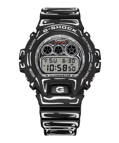 G-SHOCK（ジーショック）の「G-SHOCK/ジーショック 腕時計 Joshua Vides ジョシュア・ヴィーダス コラボレーションモデル DW-6900JV-1JR（デジタル腕時計・メンズ・ブラック・FREE）」の2枚目の写真