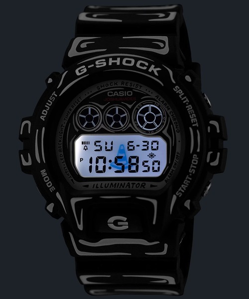 G-SHOCK（ジーショック）の「G-SHOCK/ジーショック 腕時計 Joshua Vides ジョシュア・ヴィーダス コラボレーションモデル DW-6900JV-1JR（デジタル腕時計・メンズ・ブラック・FREE）」の8枚目の写真