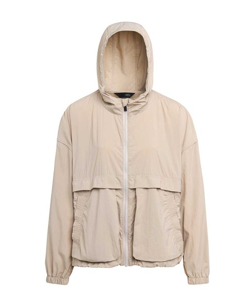Pyrenex(ピレネックス)の「【PYRENEX】YOKO リラックスフィットウインドブレーカー(ナイロンジャケット・レディース・ブラック/ベージュ/ネイビー・38/36/34)」の2枚目の写真