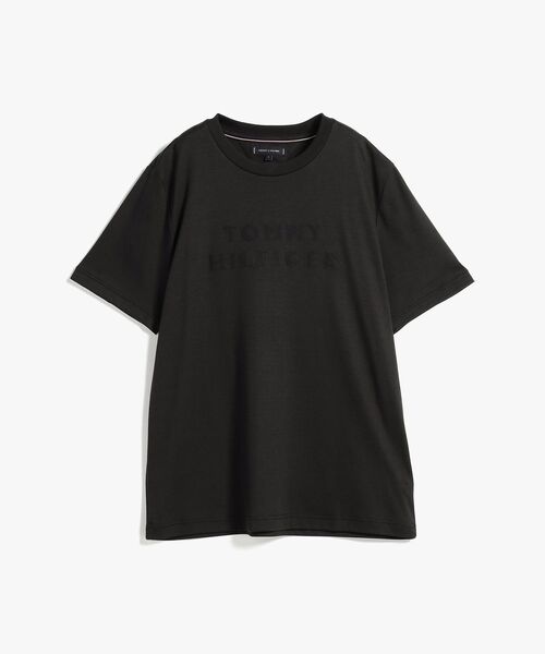 TOMMY HILFIGER(トミーヒルフィガー)の「ミックスメディアインターロックTシャツ(Tシャツ/カットソー・メンズ・ブラック/ベージュ/ネイビー・LARGE/SMALL/X-LARGE/MEDIUM)」の7枚目の写真