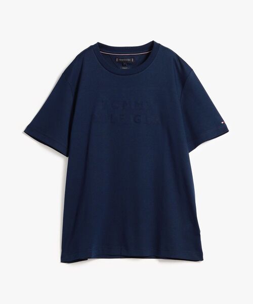 TOMMY HILFIGER(トミーヒルフィガー)の「ミックスメディアインターロックTシャツ(Tシャツ/カットソー・メンズ・ブラック/ベージュ/ネイビー・LARGE/SMALL/X-LARGE/MEDIUM)」の12枚目の写真