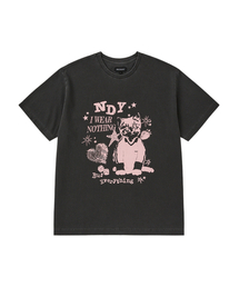 NDY（エヌディーワイ）の「トムボーイ ネロ ピグメント 半袖Tシャツ チャコール（Tシャツ/カットソー）」