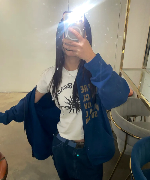 COSO(コソ)の「CCウーマンアートワーククロップTシャツ(ホワイト)(Tシャツ/カットソー・レディース・ホワイト・SMALL/MEDIUM)」の2枚目の写真