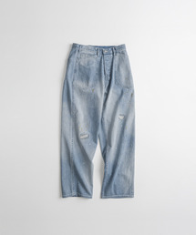 BEHEAVYER（ビヘイビアー）の「DISTRESSED M35 TROUSERS indigo bleached（その他パンツ）」