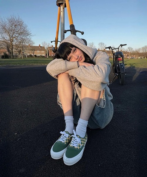 VANS(バンズ)の「VANS PREMIUM オーセンティック / LX Authentic 44 CHECKERBOARD F VN000EBNBR11(スニーカー・メンズ・グリーン・4/6/4.5/5/6.5/7/8.5/9/9.5/10/10.5/11)」の7枚目の写真