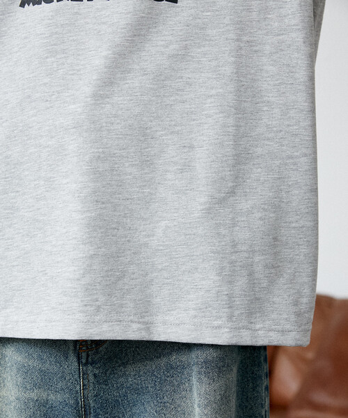 PUBLUX(パブリュクス)の「PUBLUX/パブリュクス <機能性素材>Mickey Mouse/ミッキーマウス/ スケッチ リンガーTシャツ 限定展開(Tシャツ/カットソー・メンズ・レッド/グレー/ネイビー/サックスブルー・LARGE/SMALL/MEDIUM)」の11枚目の写真