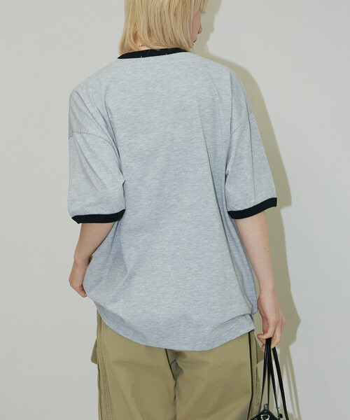 PUBLUX(パブリュクス)の「PUBLUX/パブリュクス <機能性素材>Mickey Mouse/ミッキーマウス/ スケッチ リンガーTシャツ 限定展開(Tシャツ/カットソー・メンズ・レッド/グレー/ネイビー/サックスブルー・LARGE/SMALL/MEDIUM)」の14枚目の写真