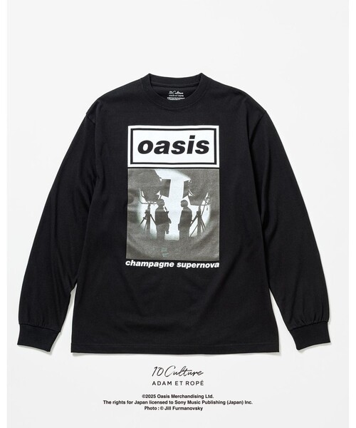 ADAM ET ROPE'(アダムエロペ)の「【oasis 10Culture / ADAM ET ROPE'】Artwork design LST(Tシャツ/カットソー・メンズ・ブラック系その他2/ベージュ系その他3/ベージュ系その他4/イエロー系その他5/イエロー系その他4/ブラック系その他・L/XL/M)」の1枚目の写真