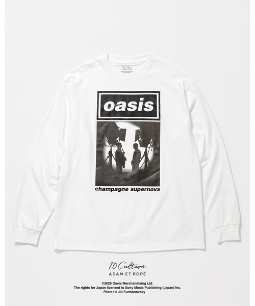 ADAM ET ROPE'(アダムエロペ)の「【oasis 10Culture / ADAM ET ROPE'】Artwork design LST(Tシャツ/カットソー・メンズ・ブラック系その他2/ベージュ系その他3/ベージュ系その他4/イエロー系その他5/イエロー系その他4/ブラック系その他・L/XL/M)」の2枚目の写真