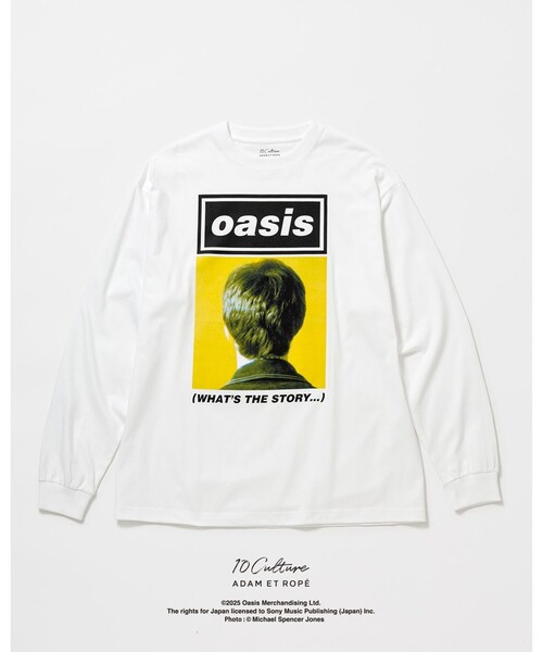 ADAM ET ROPE'(アダムエロペ)の「【oasis 10Culture / ADAM ET ROPE'】Artwork design LST(Tシャツ/カットソー・メンズ・ブラック系その他2/ベージュ系その他3/ベージュ系その他4/イエロー系その他5/イエロー系その他4/ブラック系その他・L/XL/M)」の6枚目の写真