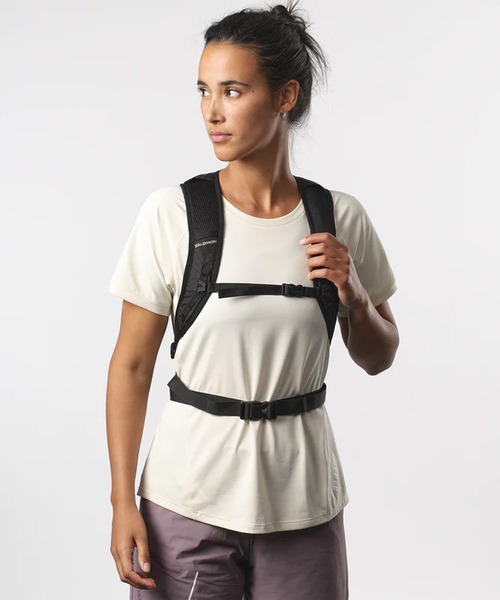 SALOMON（サロモン）の「SALOMON/サロモン バックパック TRAILBLAZER 10 トレイルブレイザー10L（バックパック/リュック・メンズ・グレー/シルバー/ブラック・FREE）」の11枚目の写真