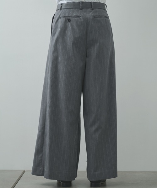 TAAKK(ターク)の「【TAAKK/ターク】Wrap Pants(スラックス・メンズ・グレー/ブラック・3/2)」の7枚目の写真