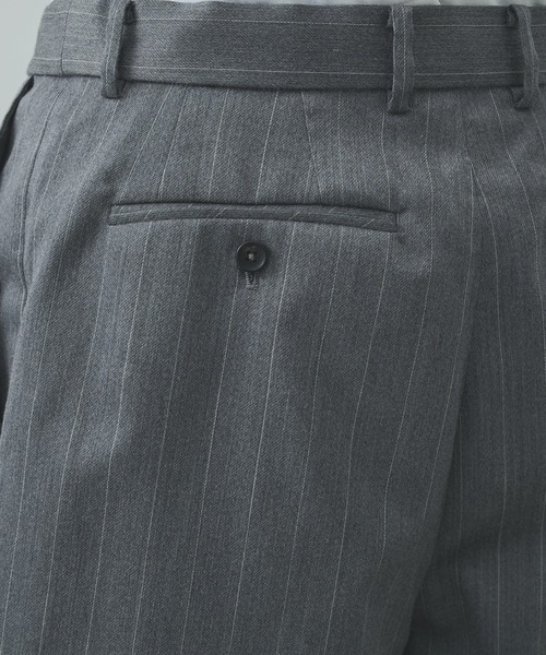 TAAKK(ターク)の「【TAAKK/ターク】Wrap Pants(スラックス・メンズ・グレー/ブラック・3/2)」の12枚目の写真