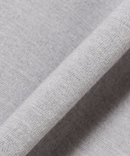 BEAMS F(ビームスエフ)の「JOHN SMEDLEY / HILCOTE ウールコットン クルーネック ショートスリーブ ニット(Tシャツ/カットソー・メンズ・シルバー/ネイビー・MEDIUM/LARGE/SMALL)」の13枚目の写真