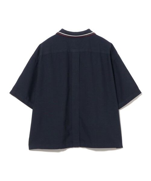 Ray BEAMS(レイビームス)の「FRED PERRY / ティップド プラケット ディテール シャツ(シャツ/ブラウス・レディース・ホワイト/ネイビー・10)」の6枚目の写真