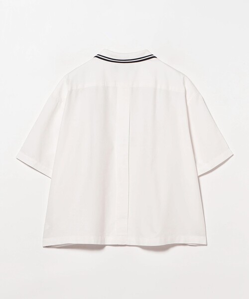 Ray BEAMS(レイビームス)の「FRED PERRY / ティップド プラケット ディテール シャツ(シャツ/ブラウス・レディース・ホワイト/ネイビー・10)」の15枚目の写真