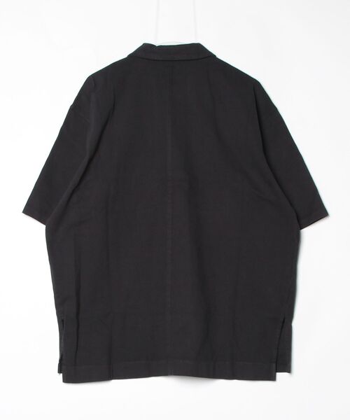 VOAAOV（ヴォアーブ）の「【VOAAOV】 HEAVY JERSEY GARMENT DYE Short Sleeve Shirt（シャツ/ブラウス・メンズ・ブラック/オリーブ/チャコールグレー/ホワイト/ネイビー・2/1）」の6枚目の写真