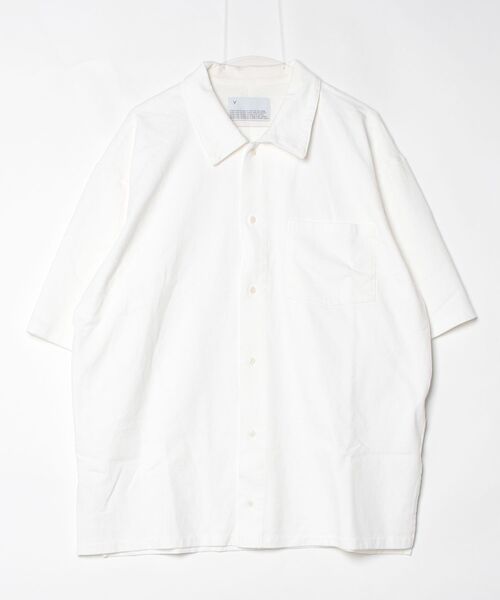 VOAAOV（ヴォアーブ）の「【VOAAOV】 HEAVY JERSEY GARMENT DYE Short Sleeve Shirt（シャツ/ブラウス・メンズ・ブラック/オリーブ/チャコールグレー/ホワイト/ネイビー・2/1）」の12枚目の写真