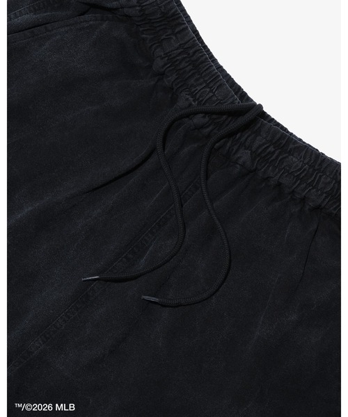 KEBOZ（ケボズ）の「【本日限定受注】KEBOZ × MLB NEW YORK METS LOGO WASHED TENJIKU SHORTS（その他パンツ・メンズ・ブラック・L/M/S/2XL/XL）」の3枚目の写真