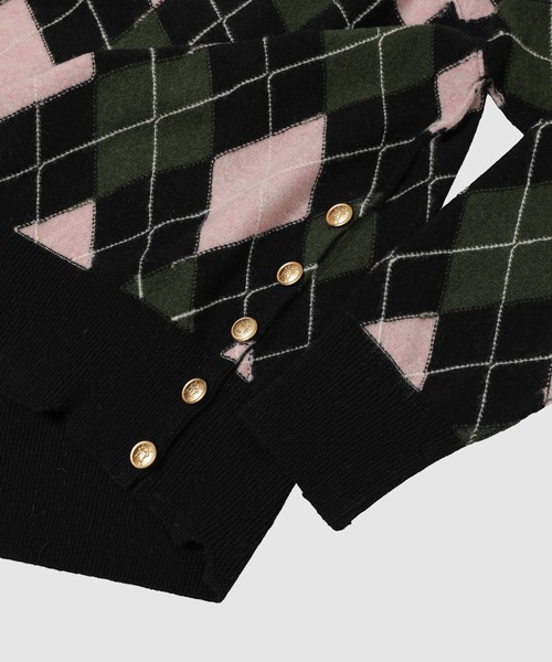 MASU(エムエーエスユー)の「DIAMOND SCRAPED SWEATER(ニット/セーター・メンズ・イエロー系その他/グリーン系その他/ピンク系その他・46)」の9枚目の写真