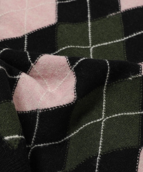 MASU(エムエーエスユー)の「DIAMOND SCRAPED SWEATER(ニット/セーター・メンズ・イエロー系その他/グリーン系その他/ピンク系その他・46)」の11枚目の写真