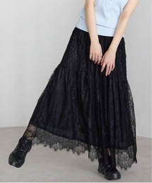 pocket（ポケット）の「ヒゲレースレイヤードスカート（スカート）」