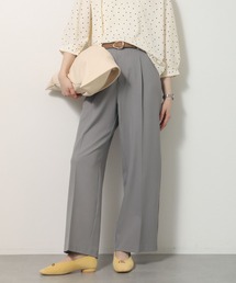 きれシルストレートワイドパンツ