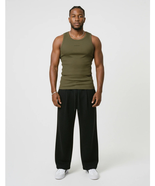 PACIENCIA（パシエンシア）の「ベーシック刺繍リブノースリーブ KHAKI（Tシャツ/カットソー・メンズ・その他・X-LARGE/XX-LARGE/LARGE）」の5枚目の写真
