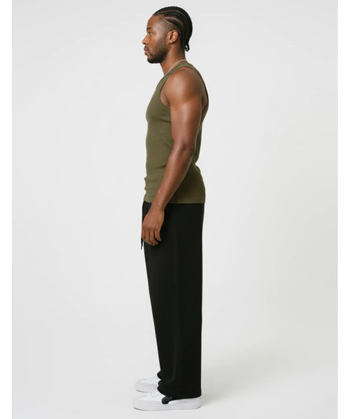 PACIENCIA（パシエンシア）の「ベーシック刺繍リブノースリーブ KHAKI（Tシャツ/カットソー・メンズ・その他・X-LARGE/XX-LARGE/LARGE）」の3枚目の写真