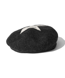 EXTRAORDINARY（エクストラオーディナリー）の「STARLIGHT BERET HAT CHARCOAL（ハンチング/ベレー帽）」