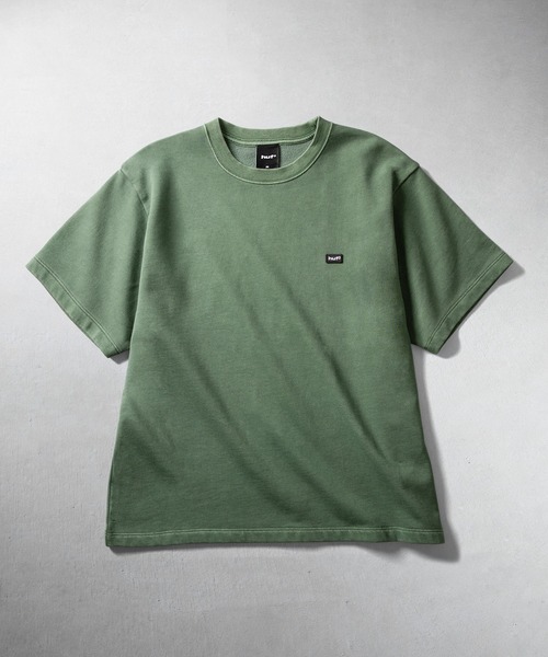 HUF（ハフ）の「huf eightynine WASHED FLEECE  TEE（Tシャツ/カットソー・メンズ・ブラック/ブラウン/アッシュグレー/ライトパープル/グリーン・XL/M/L/S/XXL）」の4枚目の写真