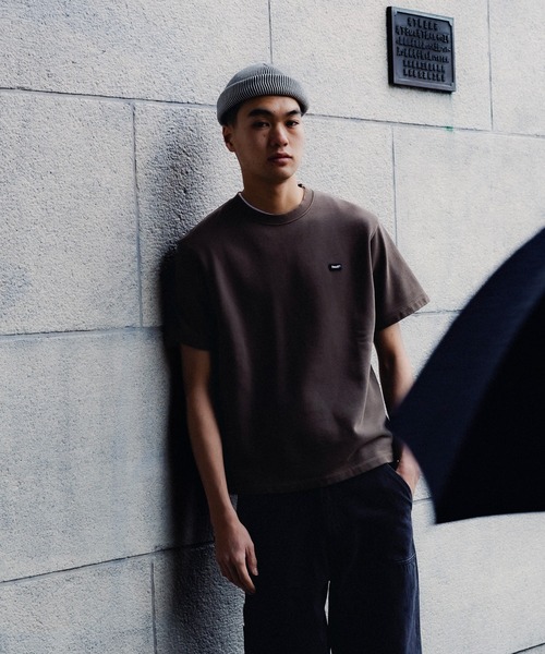 HUF（ハフ）の「huf eightynine WASHED FLEECE  TEE（Tシャツ/カットソー・メンズ・ブラック/ブラウン/アッシュグレー/ライトパープル/グリーン・XL/M/L/S/XXL）」の8枚目の写真