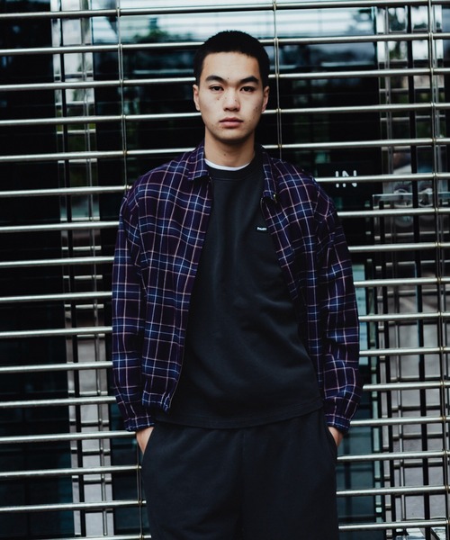 HUF（ハフ）の「huf eightynine WASHED FLEECE  TEE（Tシャツ/カットソー・メンズ・ブラック/ブラウン/アッシュグレー/ライトパープル/グリーン・XL/M/L/S/XXL）」の6枚目の写真